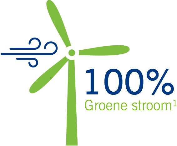 100% van de energie voor onze filialen is groene energie (geldt voor heel Lidl Nederland)1
