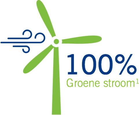 100% van de energie voor onze filialen is groene energie (geldt voor heel Lidl Nederland)1